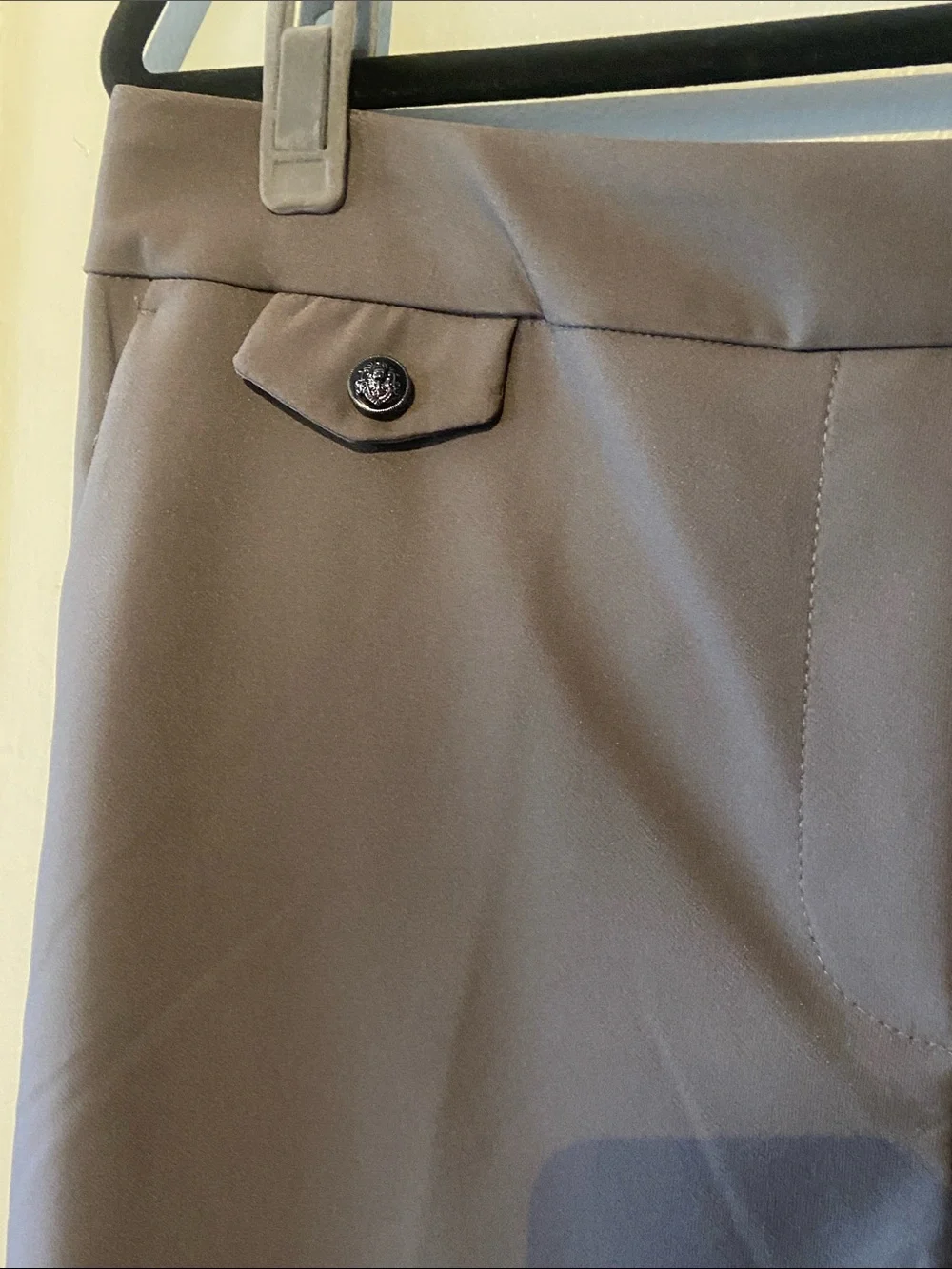 Nicole Miller size L woman’s Tailored Gray Dress Pants NWOT